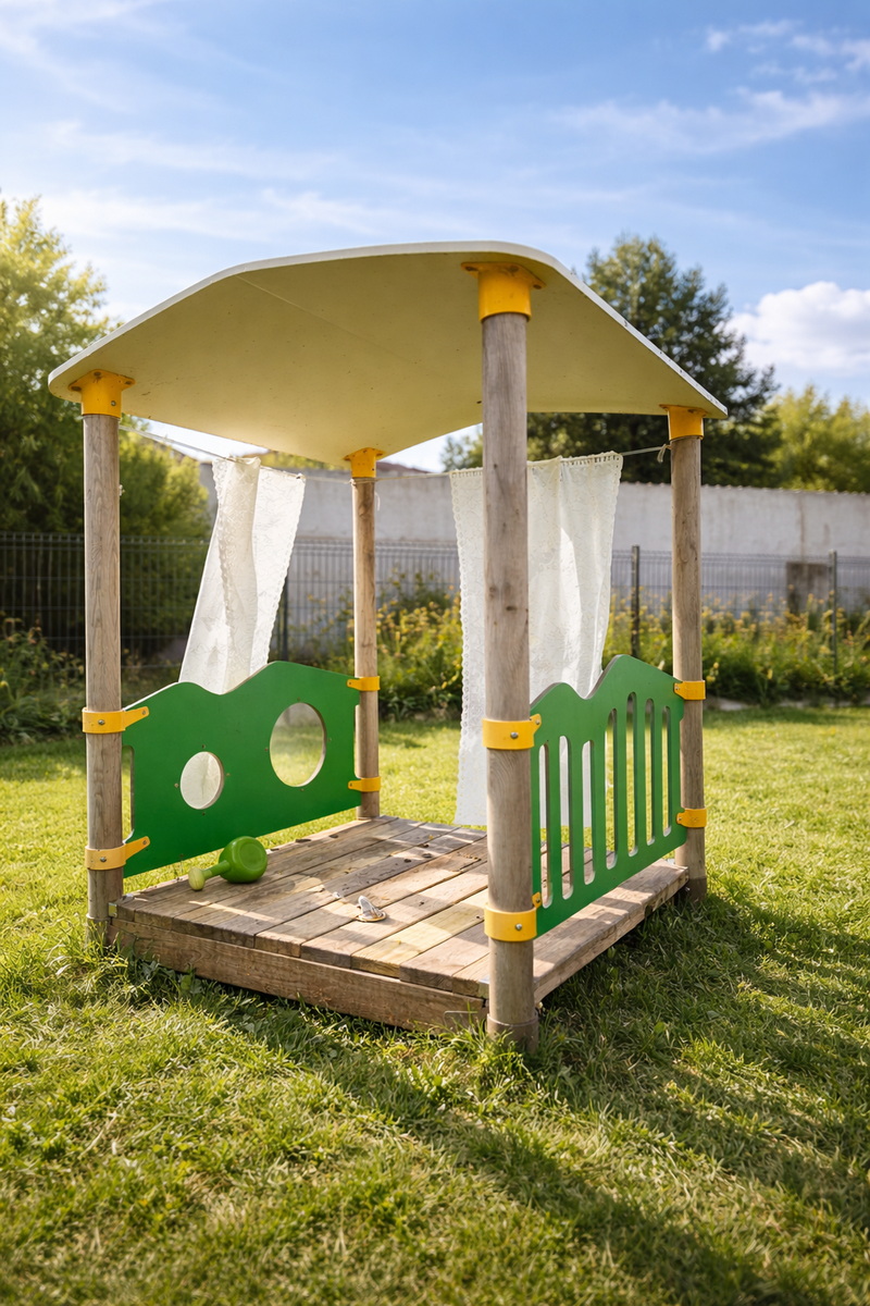 Petite cabane extérieure en bois